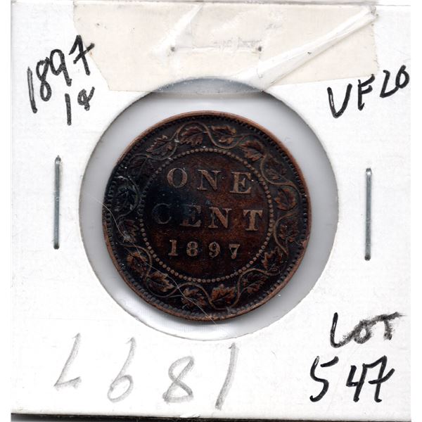 1897 ONE CENT