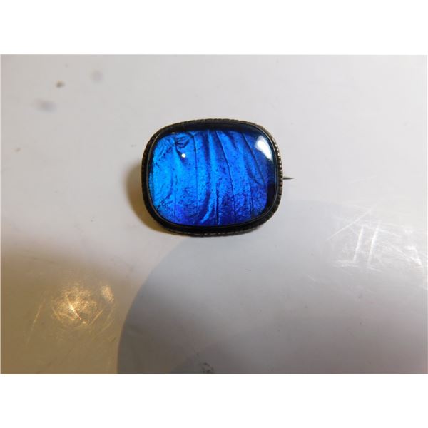 ART DECO STERLING BUTTERFLY WING BROACH