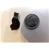 Image 2 : ANTIQUE CAT BROACH ENAMEL GREEN AND BLACK