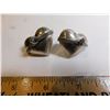 Image 2 : STERLING HEART PIERCED EARING 16.89g
