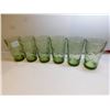 Image 1 : HAZEL ATLAS OPTIC DOT ELDARADO GREEN TUMBLERS