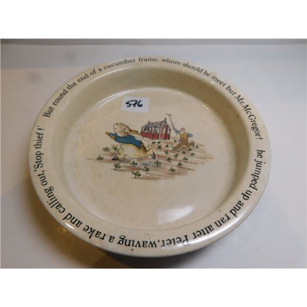 WEDGEWOOD PETTER RABBIT BOWL