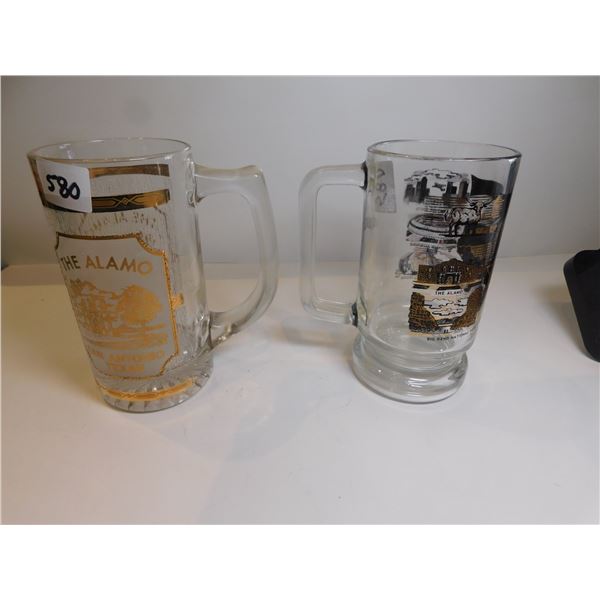 2-TEXAS VINTAGE BEER MUGS