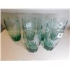 Image 2 : 6- ANCHOR HOCKING CENTRAL PARK FERN GREEN TUMBLERS