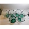 Image 3 : 6- ANCHOR HOCKING CENTRAL PARK FERN GREEN TUMBLERS