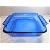 Image 1 : 8 X 8 1035 ANCHOR HOCKING BACKING DISH COBALT BLUE