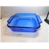 Image 2 : 8 X 8 1035 ANCHOR HOCKING BACKING DISH COBALT BLUE