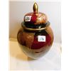 Image 1 : CARLTON WARE ROUGE ROYALE COVERD GINGER POT WITH REPAIRED INNER LIP