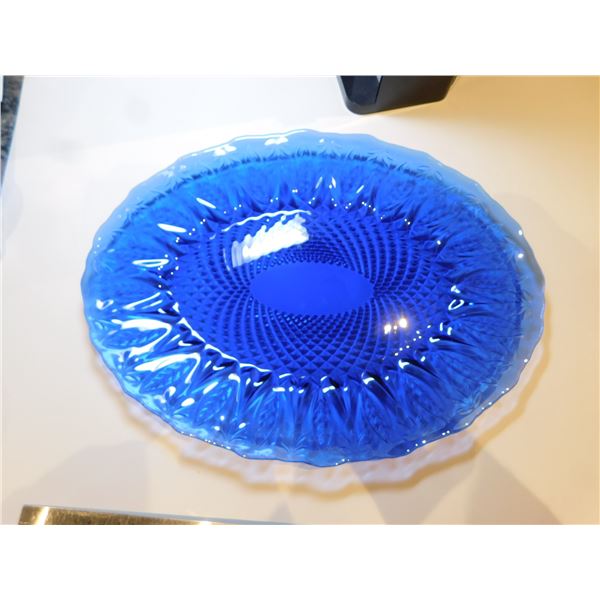 COBALT BLUE PLATTER