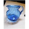 Image 2 : COBALT BLUE ART GLASS PITCHER