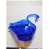 Image 5 : COBALT BLUE ART GLASS SWAN