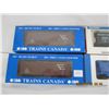Image 2 : Lot of 4 New Old Stock HO Train Cars Bachman, Train Line, Trans Canada