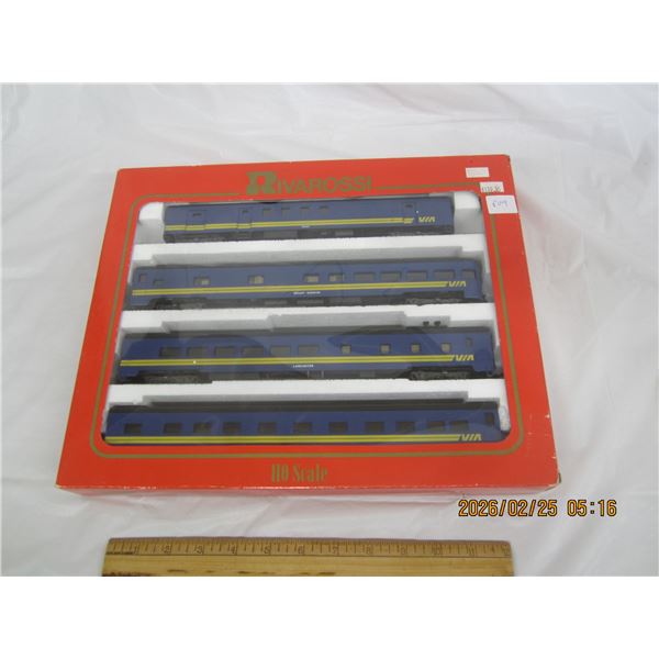 Rivarossi HO New Old Stock VIA Rail Train Set