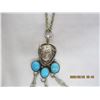 Image 3 : Sterling 925 Silver Buffalo Pendant and Chain