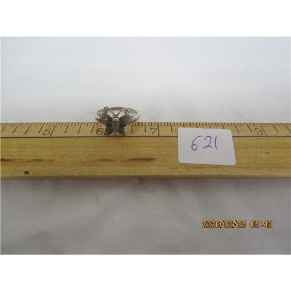 Sterling 925 Silver Butterfly Ring