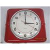 Image 2 : Working 1950's Red Westclox Electric Wall Clock