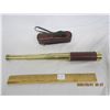 Image 1 : Vintage Tasco Brass Telescope 14 inches Long with Case in Good Shape