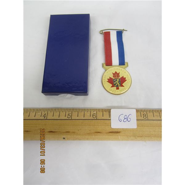 Thank You Canada 1945-1995 Medal