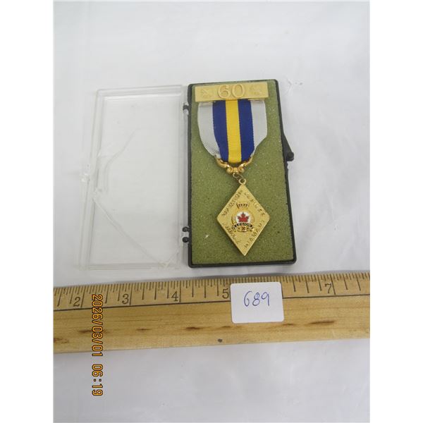 Vintage Legion Diamond Jubilee Medal