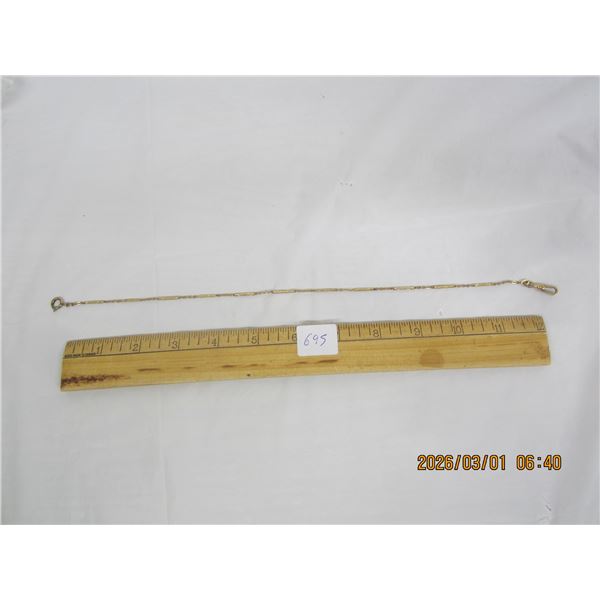 Antique Gold Filled Pocket Watch Chain in Good Condition