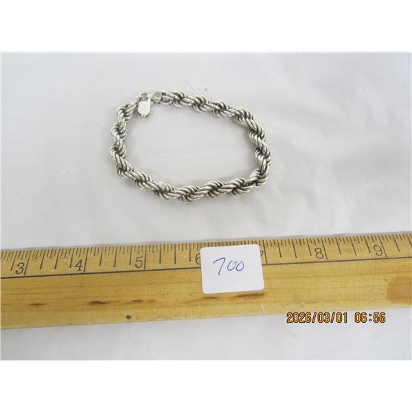 Sterling Silver 925 Charm Bracelet 16.5 Grams