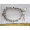 Image 2 : Sterling Silver 925 Charm Bracelet weighs 17.2 Grams