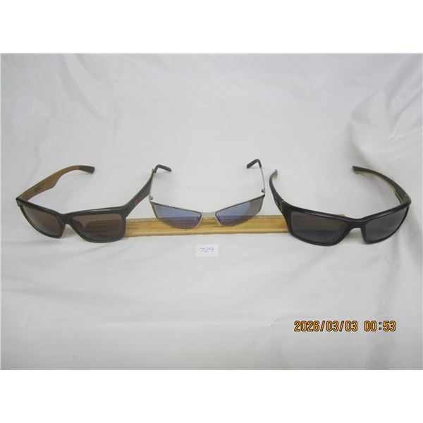 Lot of 3 Pairs of Designer Sun Glasses