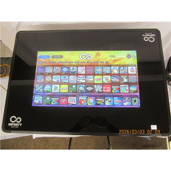 Infinity Games Table Tested in Great Shape Play All Your Favorite Board Games on a Touch Screen 31x2