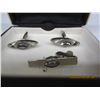 Image 2 : Vintage Alaskan Black Diamonds Cuff Links Sold by Stetson