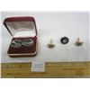 Image 1 : 2 Sets of Antique Cuff Links Quality Items