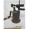 Image 4 : Antique Solid Brass Blow Torch with Soldering Iron