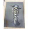 Image 2 : Vintage Hand Painted Portrait of a French WW1 Soldier