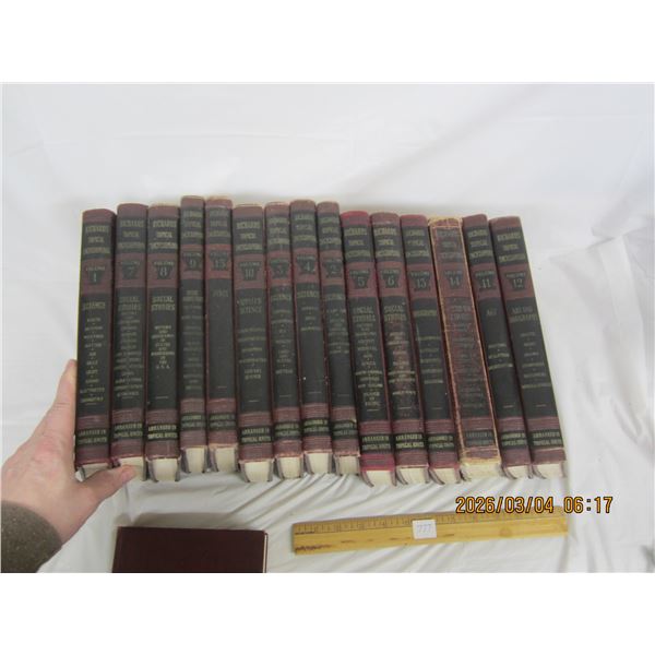 Lot of 1940's Encyclopedias