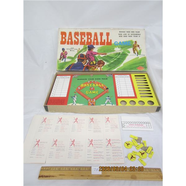 Vintage Baseball Board Game