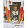 Image 3 : Lot of 4 Vintage Team Canada Bobble Heads in Box Brad Park, Mac Innis , Iginla, and Niedermayer