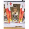 Image 3 : Lot of 4 Vintage Team Canada Hockey Bobble Heads in Box Foote ,Kariya, Blake and Fleury