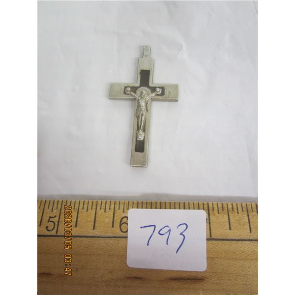 Antique Cross Pendant Made in France