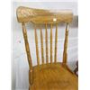 Image 6 : 2 Antique Press Back Chairs