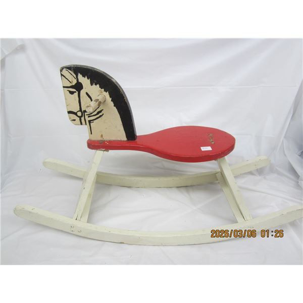 Antique Hand Made Kid's Rocking Horse