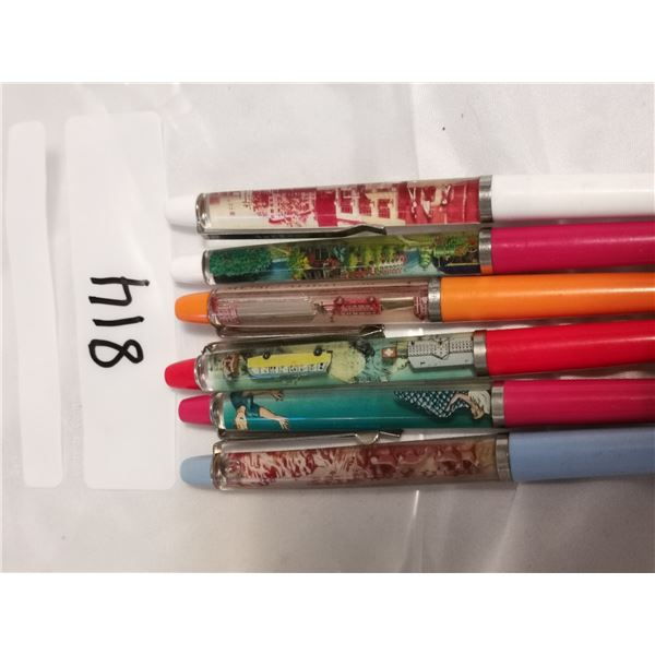 (6) Vintage Floating Pens