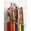 Image 1 : (6) Vintage Floating Pens