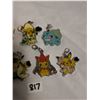 Image 3 : (8) Metal Pokemon Charms