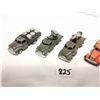 Image 2 : (5) Small Army Vehicles, includes (3) by AHI Japan