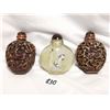 Image 1 : (3) Small Chinese Snuff Bottles