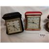 Image 3 : (4) Vintage Travelling Alarm Clocks