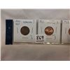 Image 2 : (4) Error Canadian One cent Coins.  Includes (3) Uncirculated.