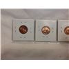 Image 5 : (4) Error Canadian One cent Coins.  Includes (3) Uncirculated.