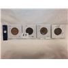 Image 1 : (4) Canadian King George Large One cent Coins
