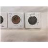 Image 3 : (4) Canadian King George Large One cent Coins