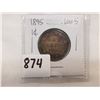 Image 1 : 1895 “Low 5” Canadian Large One Cent Coin
